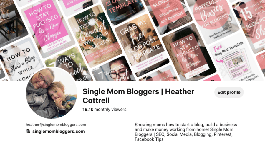 PInterest Single Mom Bloggers