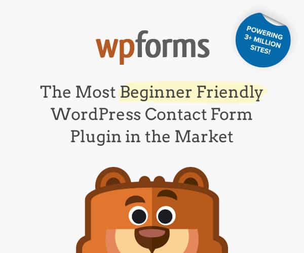 WPForms The Most Beginner Friendly WordPress Contact Form Plugin in the Market